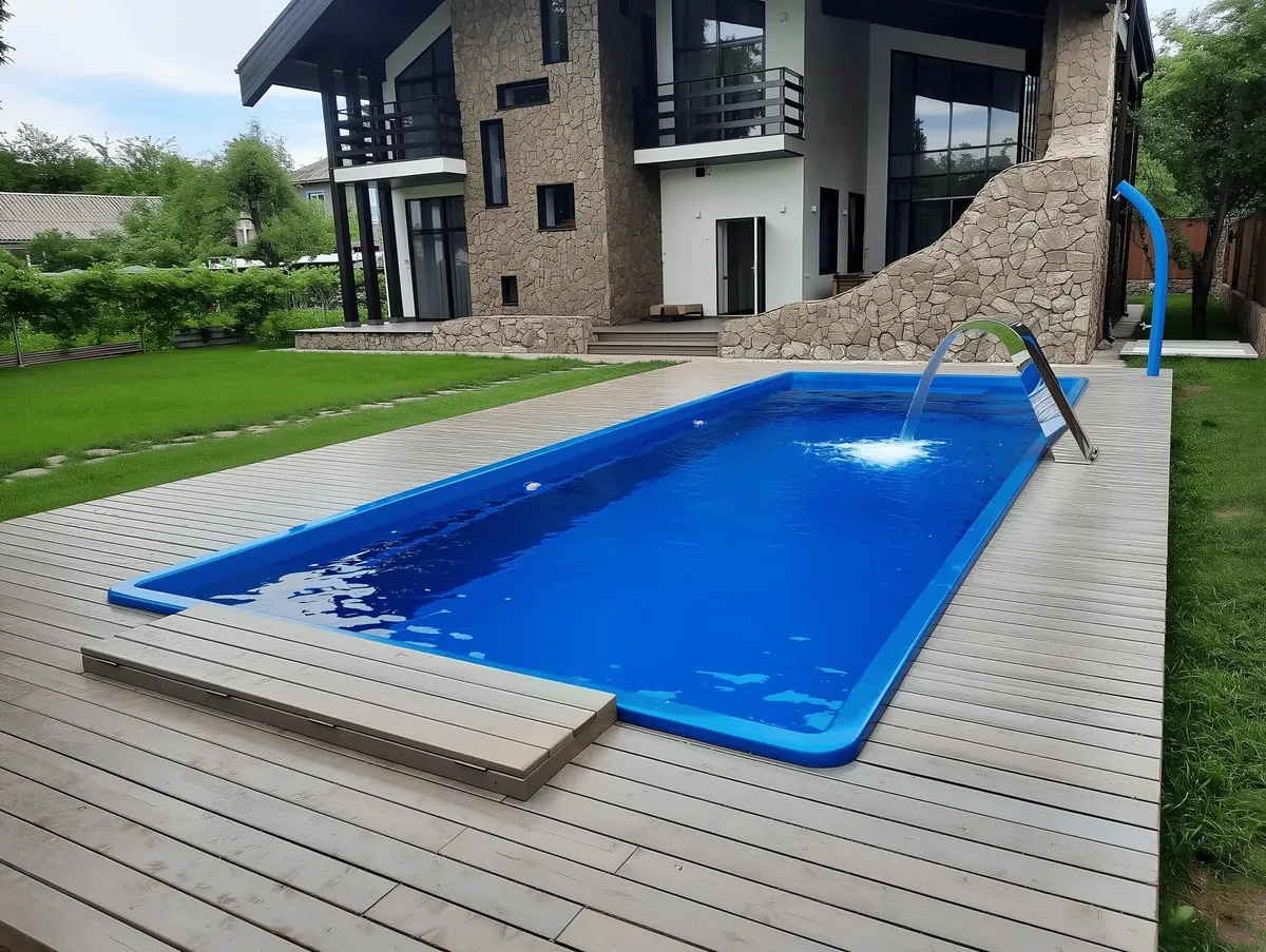 Композитный бассейн Laguna 9 — вид сверху в Воркуте