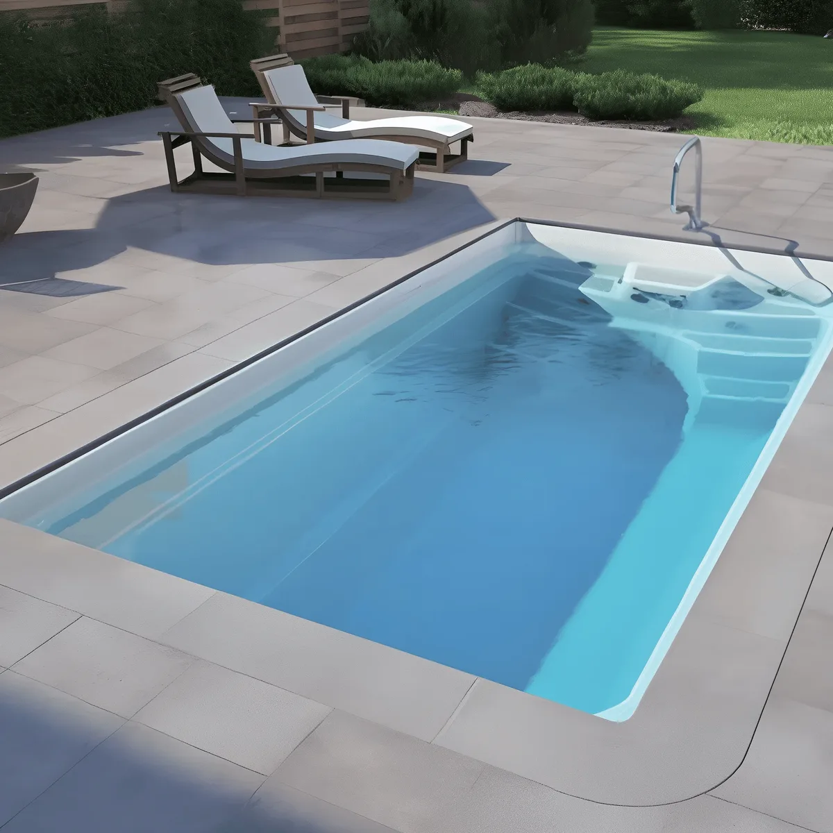 Композитный бассейн Laguna 5 — вид сверху в Воркуте