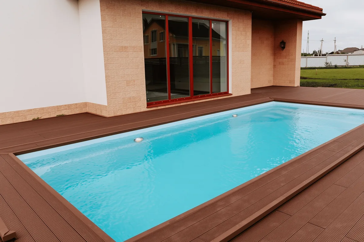 Композитный бассейн Laguna 8 — вид сверху в Воркуте