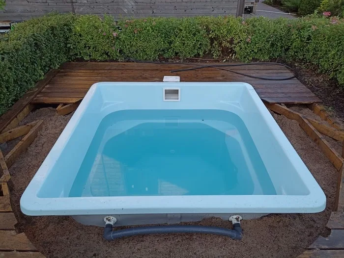 Композитная купель Laguna 2 — установка в Воркуте