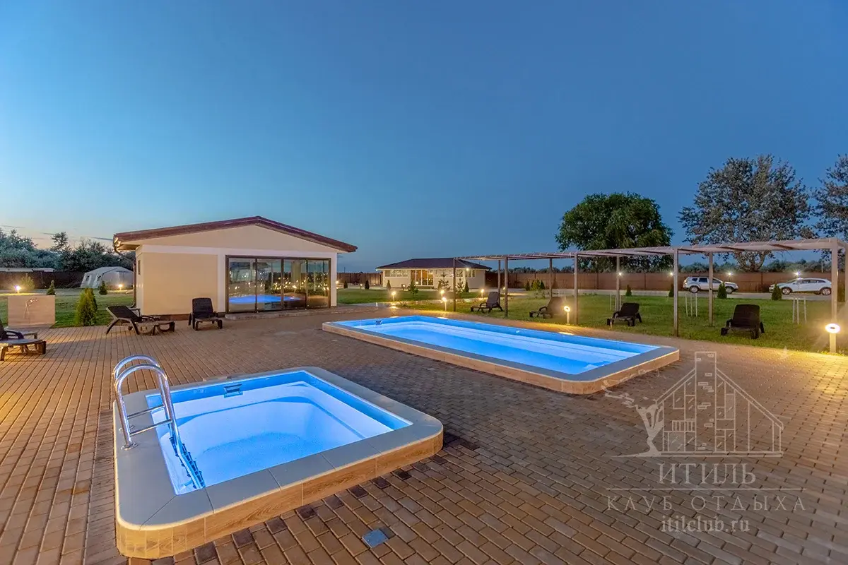 Композитная купель Laguna 3 — установка в Воркуте